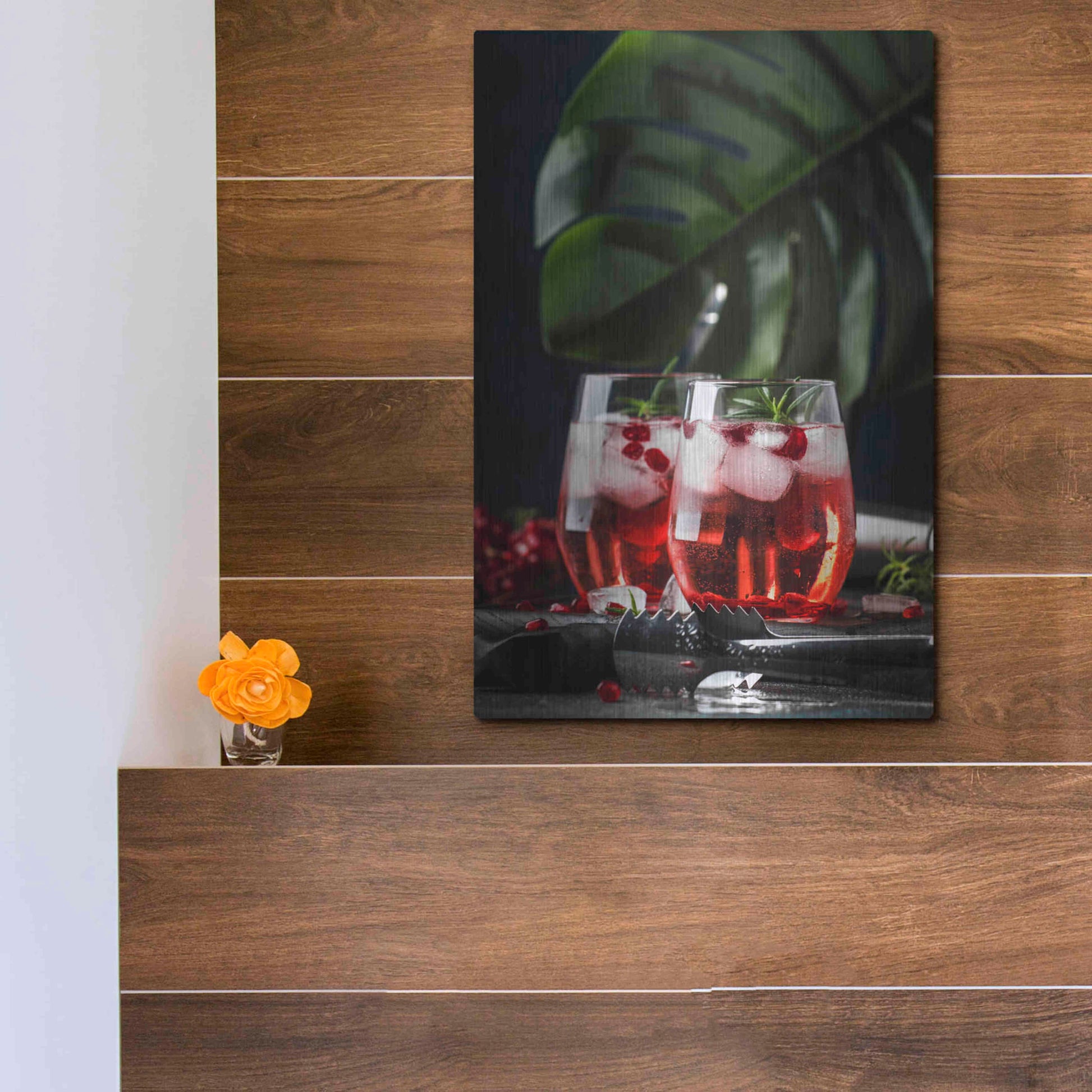 Luxe Metal Art 'Love Potion' by Epic Portfolio, Metal Wall Art,12x16