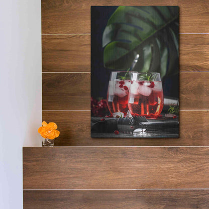 Luxe Metal Art 'Love Potion' by Epic Portfolio, Metal Wall Art,12x16