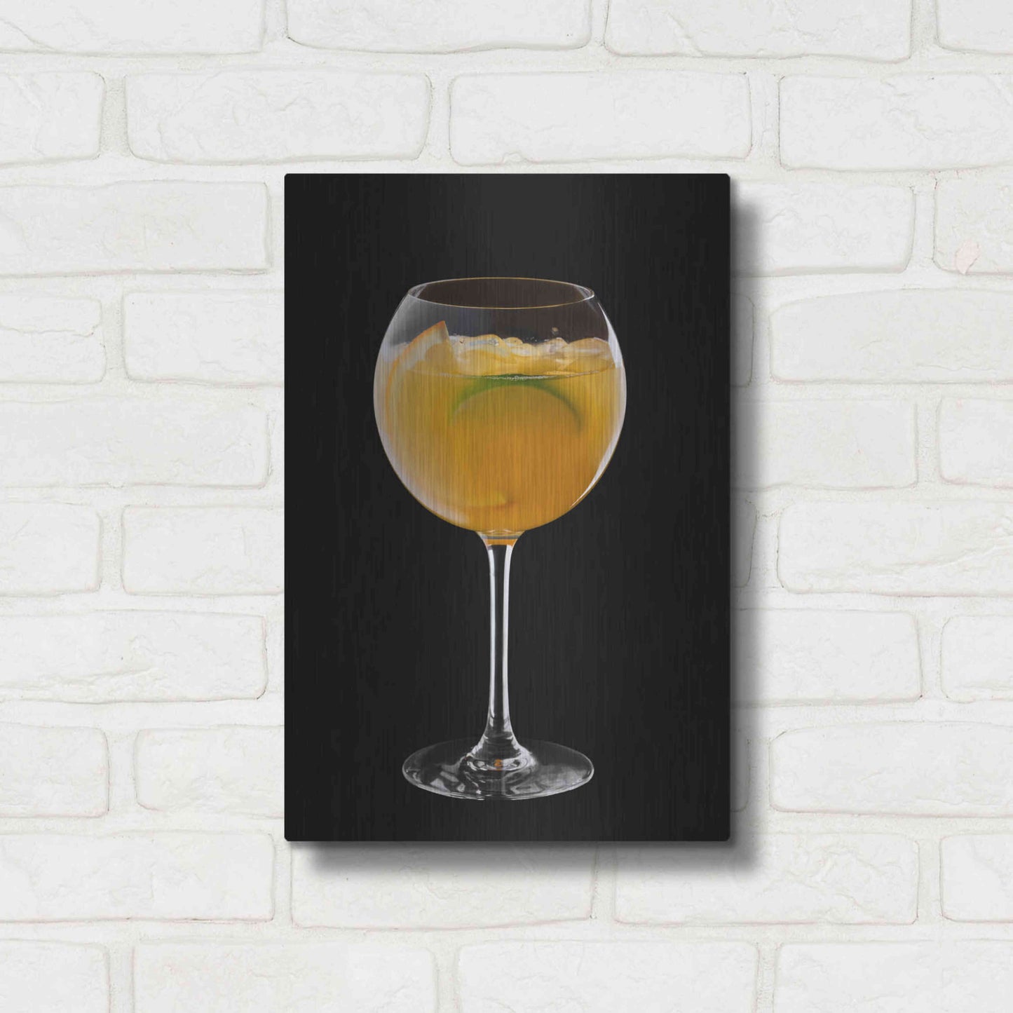 Luxe Metal Art 'Mimosa' by Epic Portfolio, Metal Wall Art,12x16