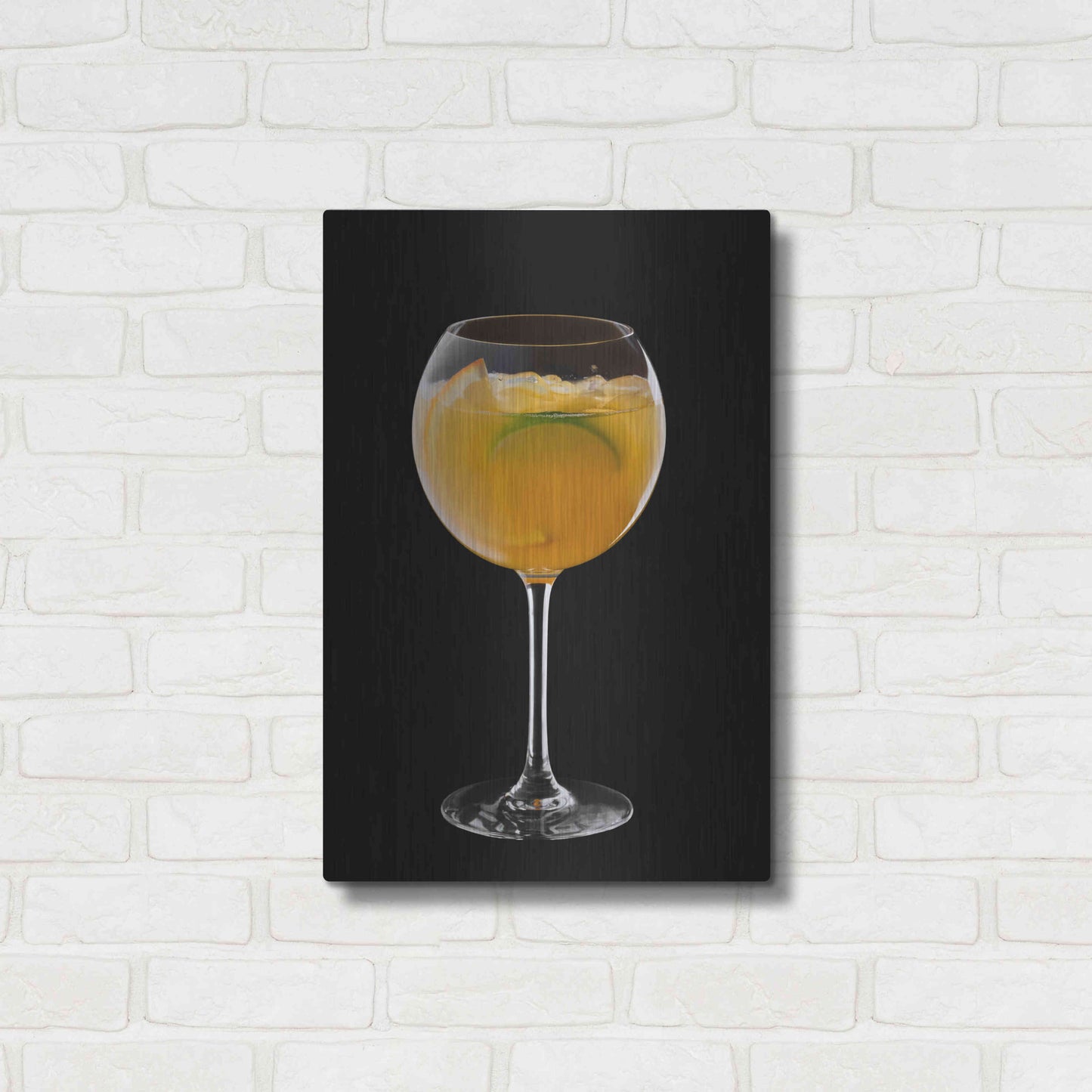 Luxe Metal Art 'Mimosa' by Epic Portfolio, Metal Wall Art,16x24