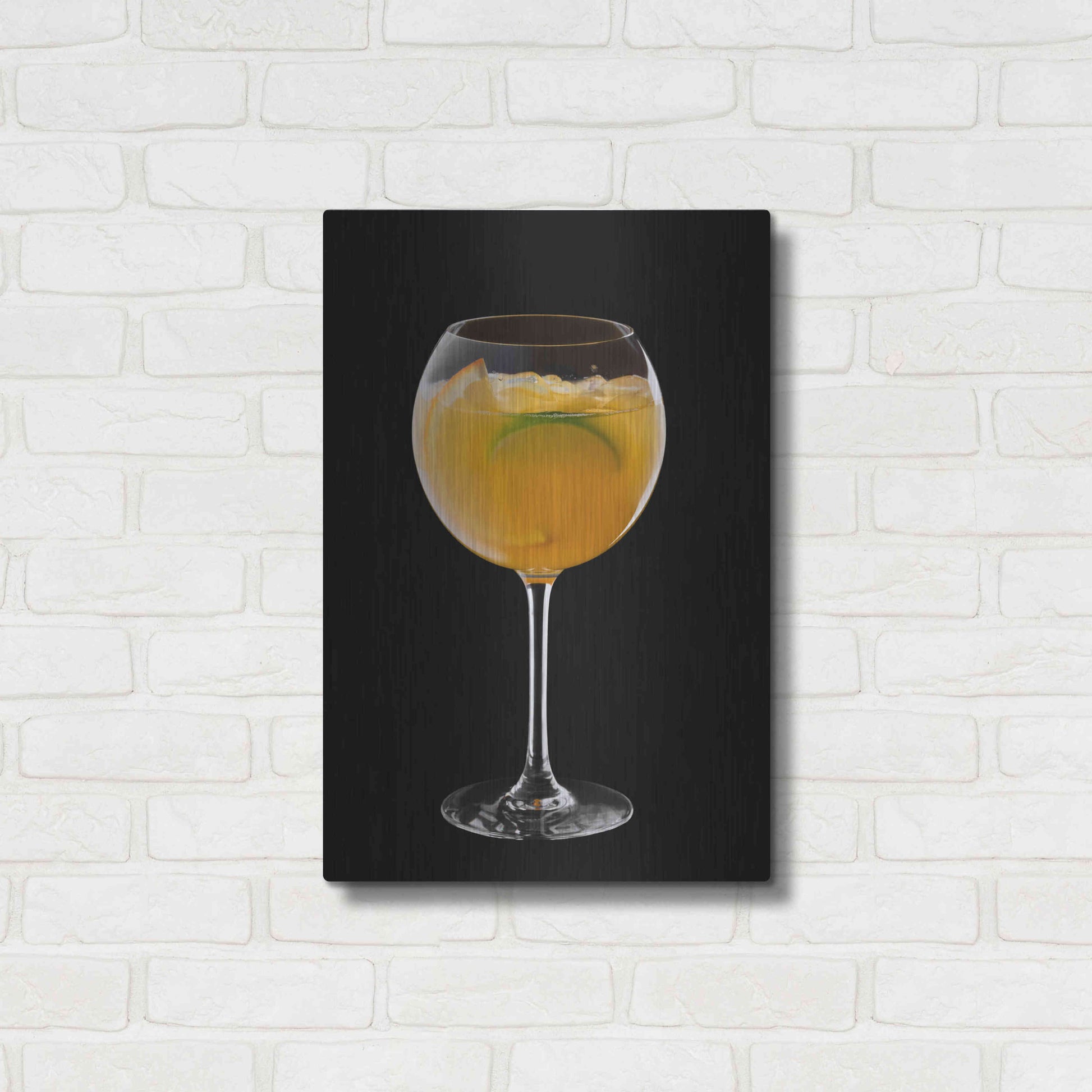 Luxe Metal Art 'Mimosa' by Epic Portfolio, Metal Wall Art,16x24