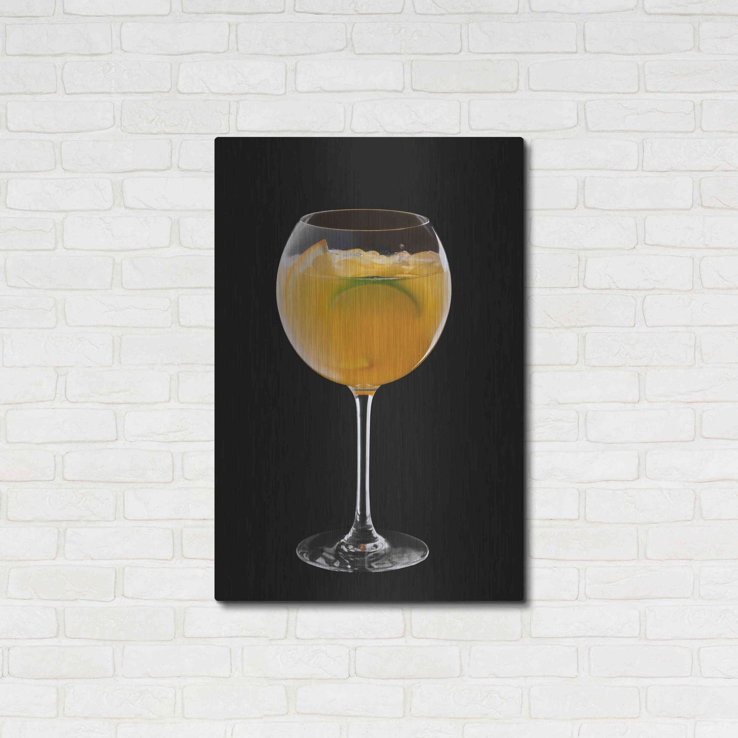 Luxe Metal Art 'Mimosa' by Epic Portfolio, Metal Wall Art,24x36