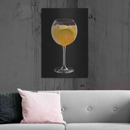 Luxe Metal Art 'Mimosa' by Epic Portfolio, Metal Wall Art,24x36