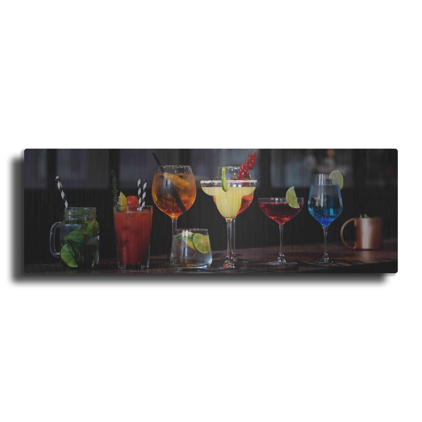 Luxe Metal Art 'Mixology' by Epic Portfolio, Metal Wall Art