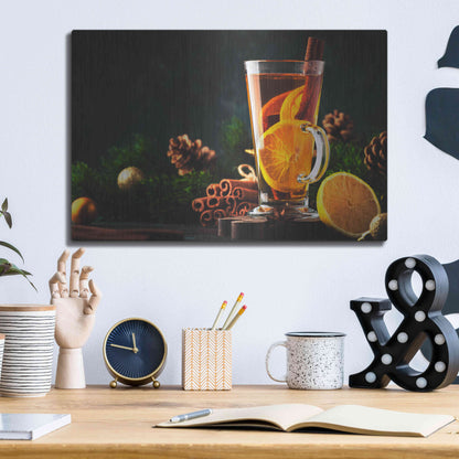 Luxe Metal Art 'Old Fashioned' by Epic Portfolio, Metal Wall Art,16x12