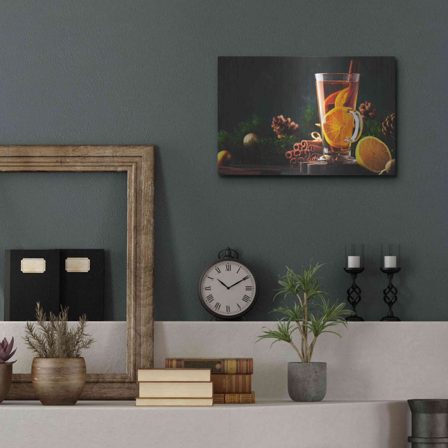 Luxe Metal Art 'Old Fashioned' by Epic Portfolio, Metal Wall Art,16x12