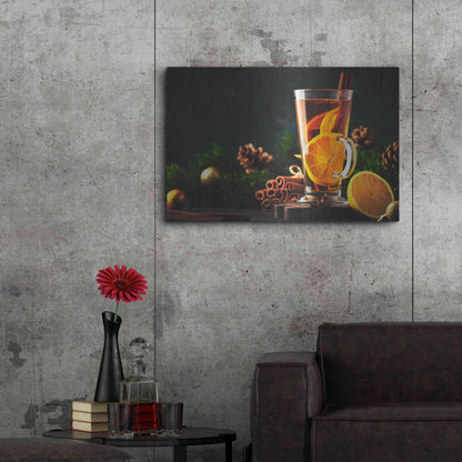 Luxe Metal Art 'Old Fashioned' by Epic Portfolio, Metal Wall Art,36x24