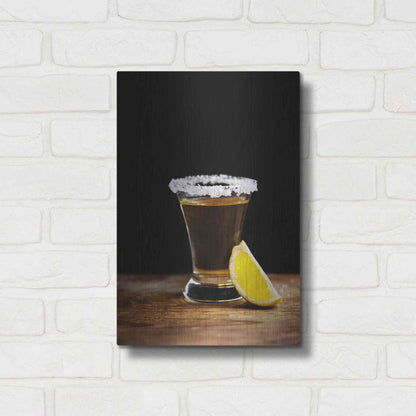 Luxe Metal Art 'One Tequila' by Epic Portfolio, Metal Wall Art,12x16