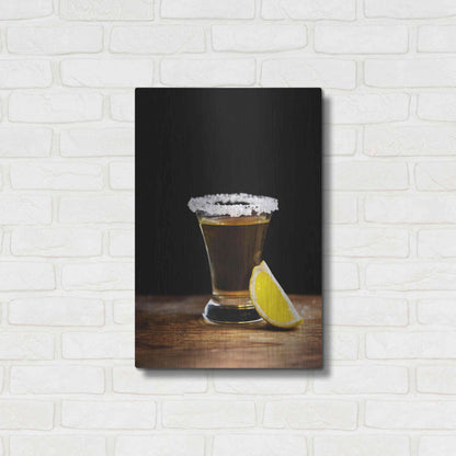 Luxe Metal Art 'One Tequila' by Epic Portfolio, Metal Wall Art,16x24