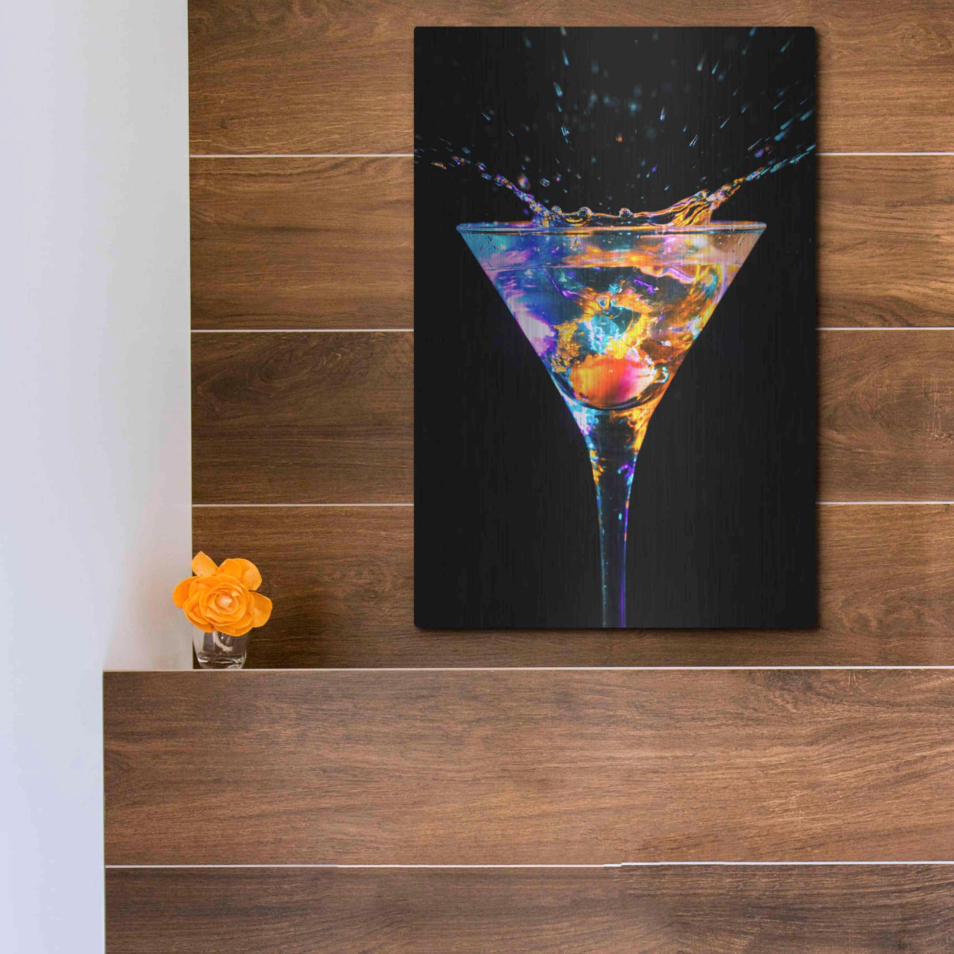 Luxe Metal Art 'Out of a Dream' by Epic Portfolio, Metal Wall Art,12x16