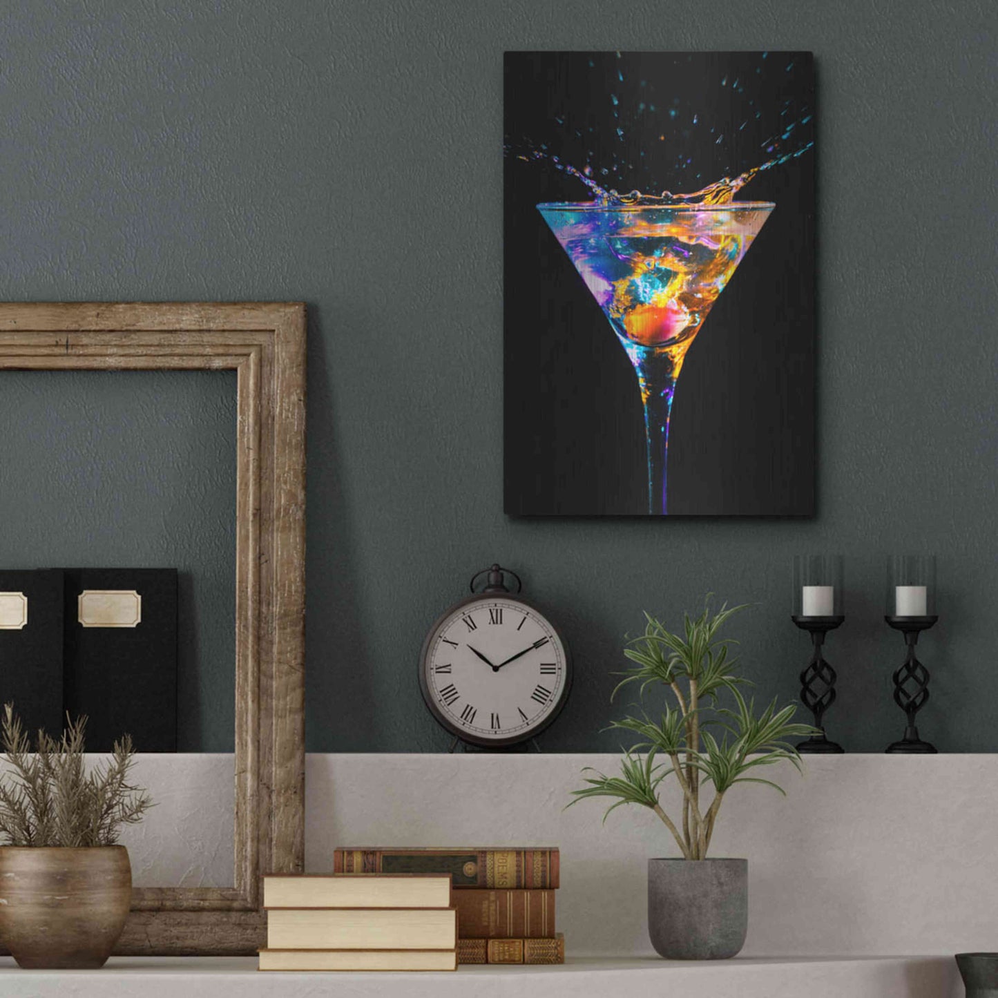 Luxe Metal Art 'Out of a Dream' by Epic Portfolio, Metal Wall Art,12x16