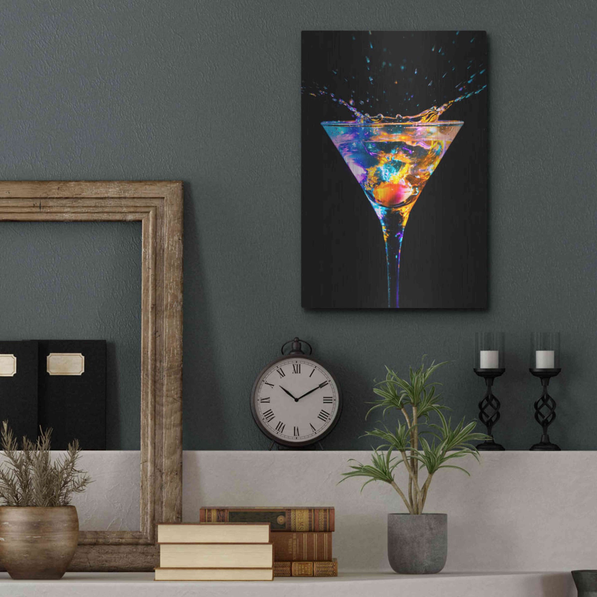 Luxe Metal Art 'Out of a Dream' by Epic Portfolio, Metal Wall Art,12x16