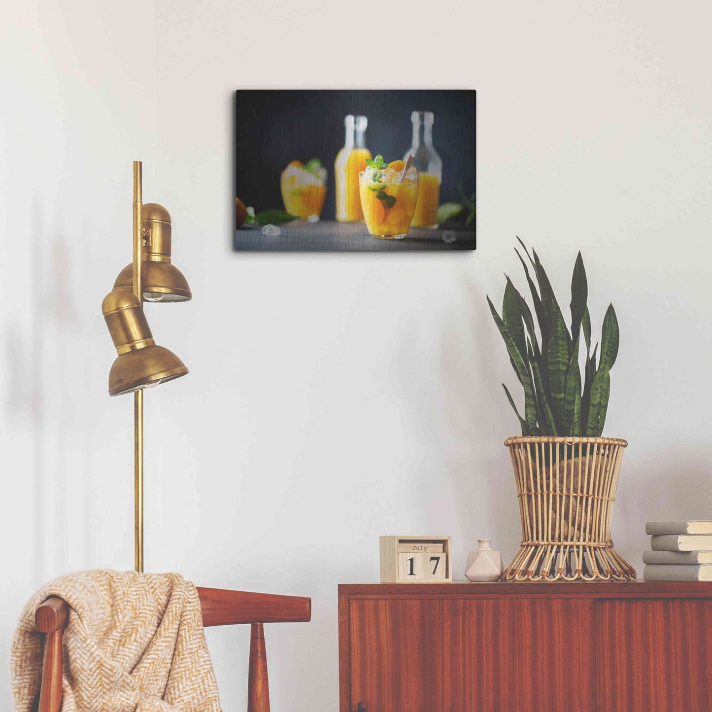 Luxe Metal Art 'Screwdriver' by Epic Portfolio, Metal Wall Art,24x16