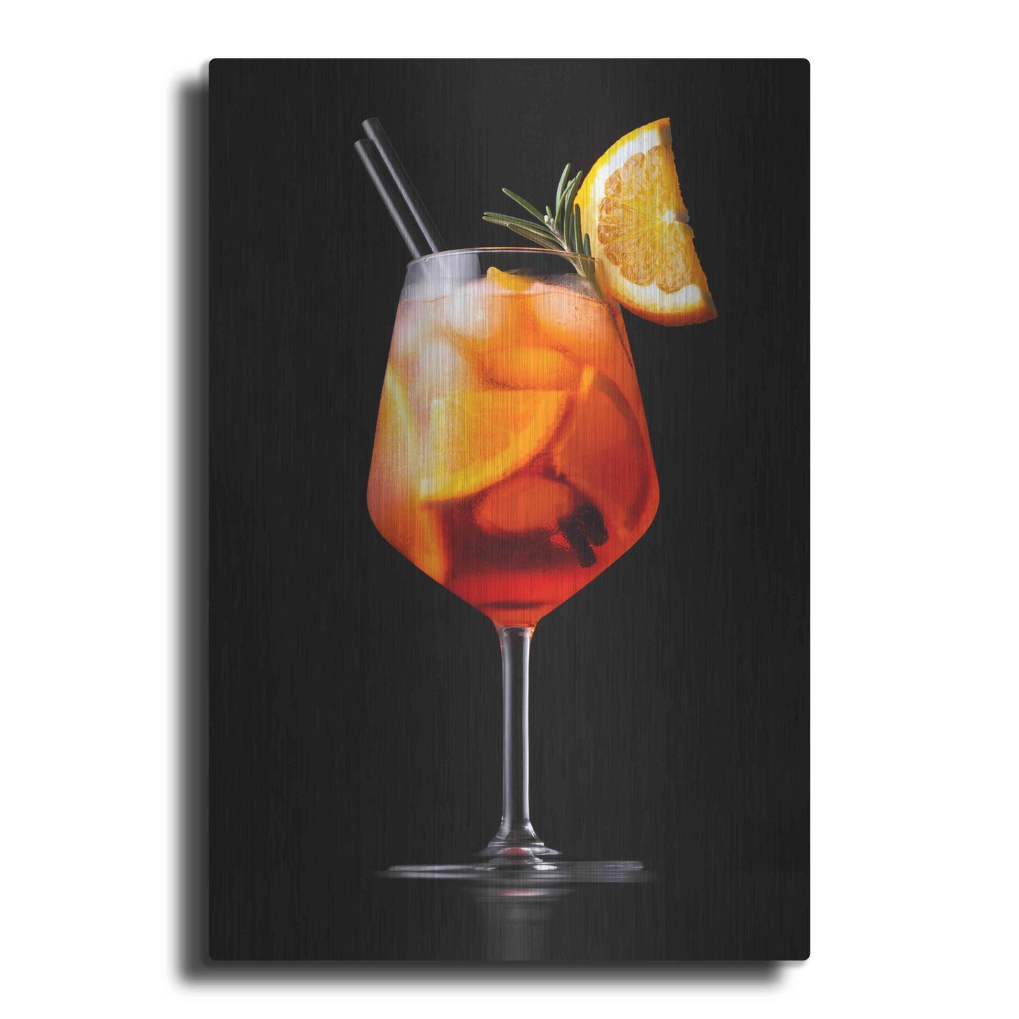 Luxe Metal Art 'Spritz' by Epic Portfolio, Metal Wall Art