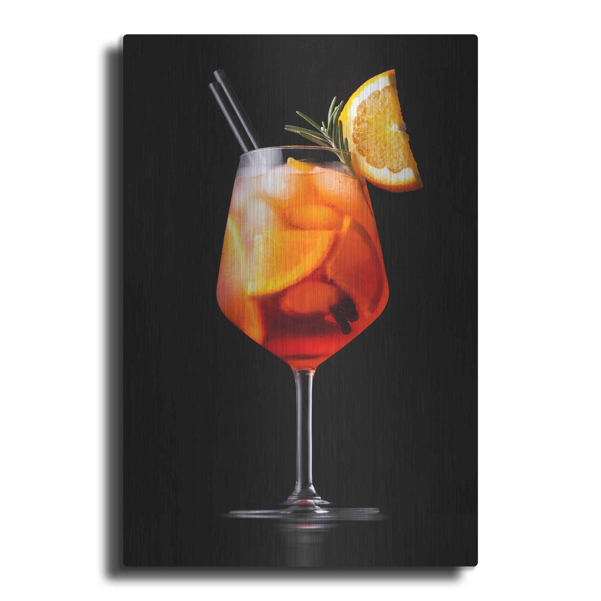 Luxe Metal Art 'Spritz' by Epic Portfolio, Metal Wall Art