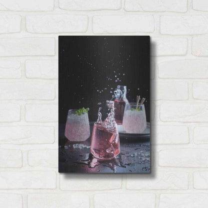 Luxe Metal Art 'Summer Cobbler' by Epic Portfolio, Metal Wall Art,12x16