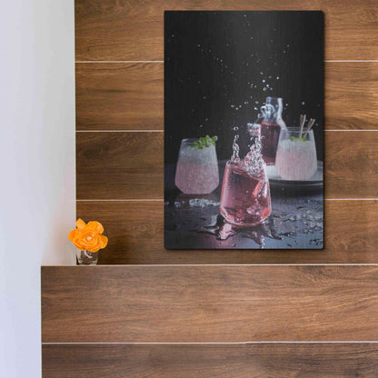 Luxe Metal Art 'Summer Cobbler' by Epic Portfolio, Metal Wall Art,12x16