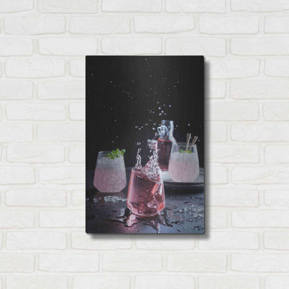 Luxe Metal Art 'Summer Cobbler' by Epic Portfolio, Metal Wall Art,16x24