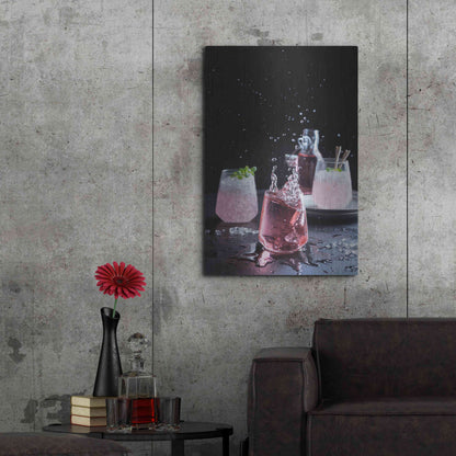 Luxe Metal Art 'Summer Cobbler' by Epic Portfolio, Metal Wall Art,24x36