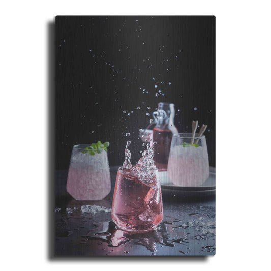 Luxe Metal Art 'Summer Cobbler' by Epic Portfolio, Metal Wall Art