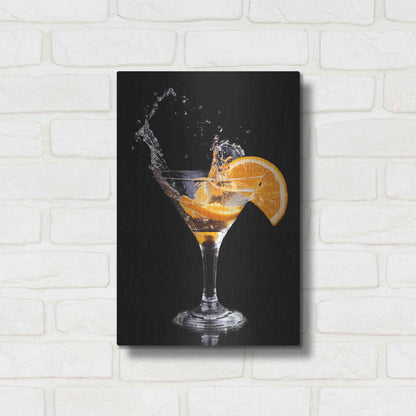Luxe Metal Art 'Vermouth Spritz' by Epic Portfolio, Metal Wall Art,12x16