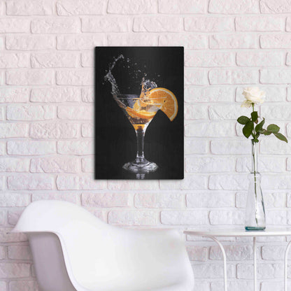Luxe Metal Art 'Vermouth Spritz' by Epic Portfolio, Metal Wall Art,16x24