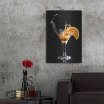 Luxe Metal Art 'Vermouth Spritz' by Epic Portfolio, Metal Wall Art,24x36