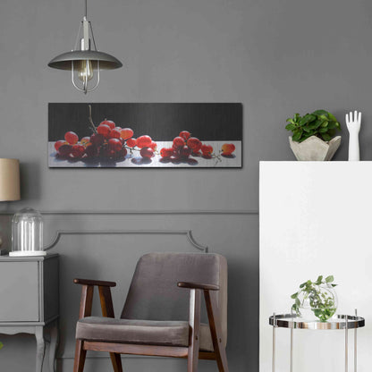 Luxe Metal Art '2008 Best of Show Radiant Red' by Cecile Baird, Metal Wall Art,36x12