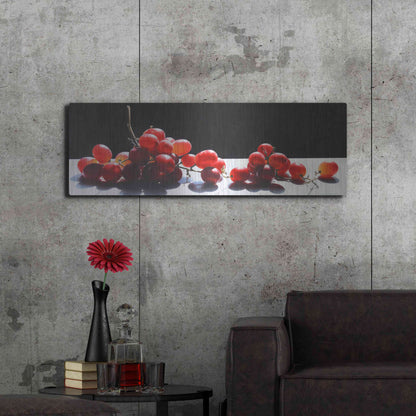Luxe Metal Art '2008 Best of Show Radiant Red' by Cecile Baird, Metal Wall Art,48x16