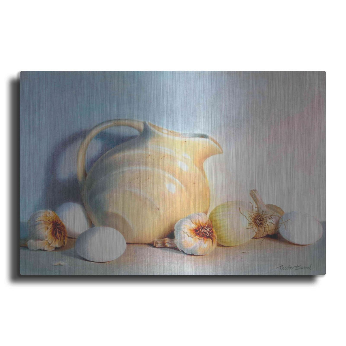 'White Study' by Cecile Baird – Metal Wall Art