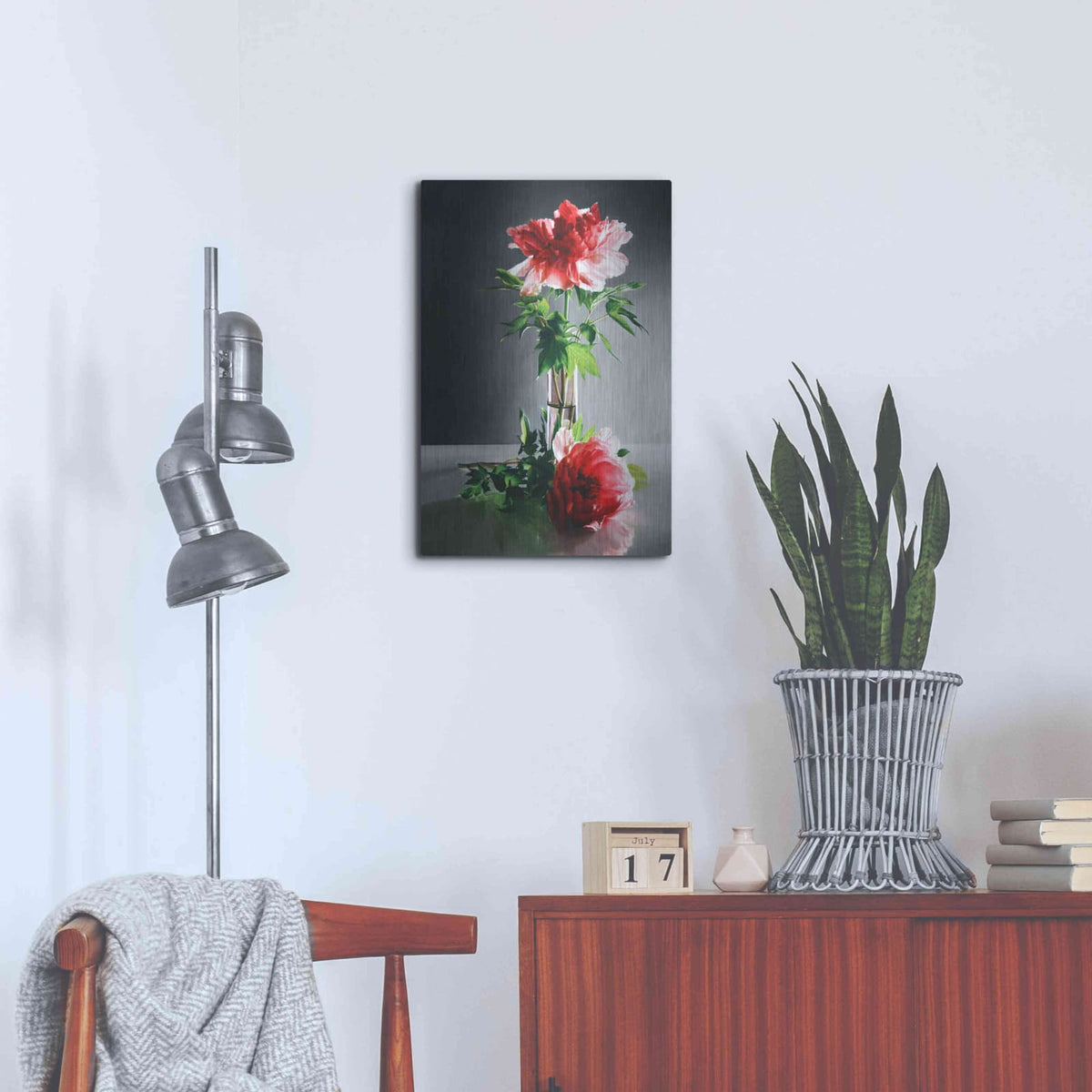 'Fragile Beauty' by Cecile Baird – Metal Wall Art, 16x24 room view