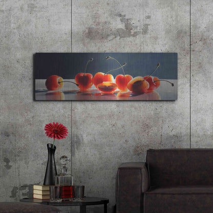 Luxe Metal Art 'Royal Rainiers' by Cecile Baird, Metal Wall Art,48x16