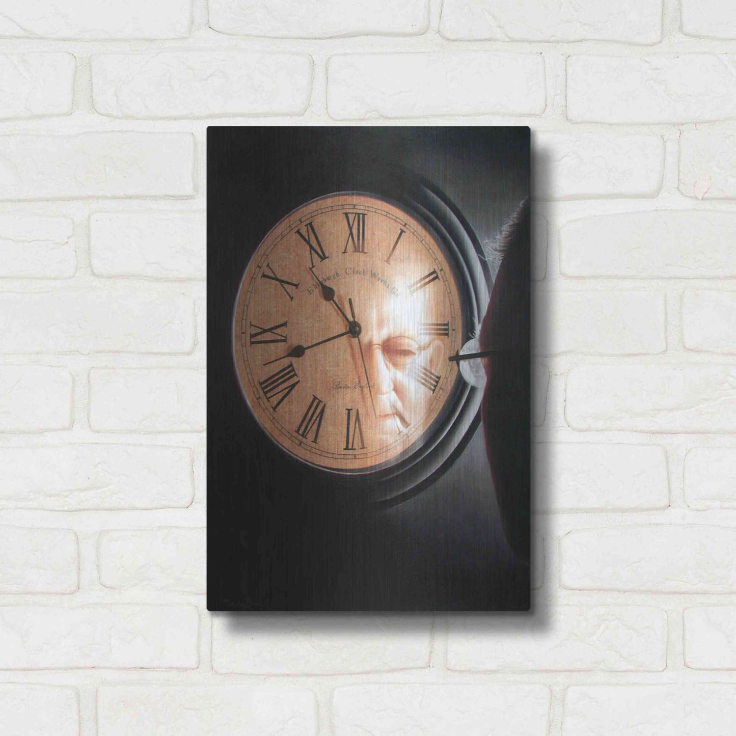 Luxe Metal Art 'Time to Reflect' by Cecile Baird, Metal Wall Art,12x16