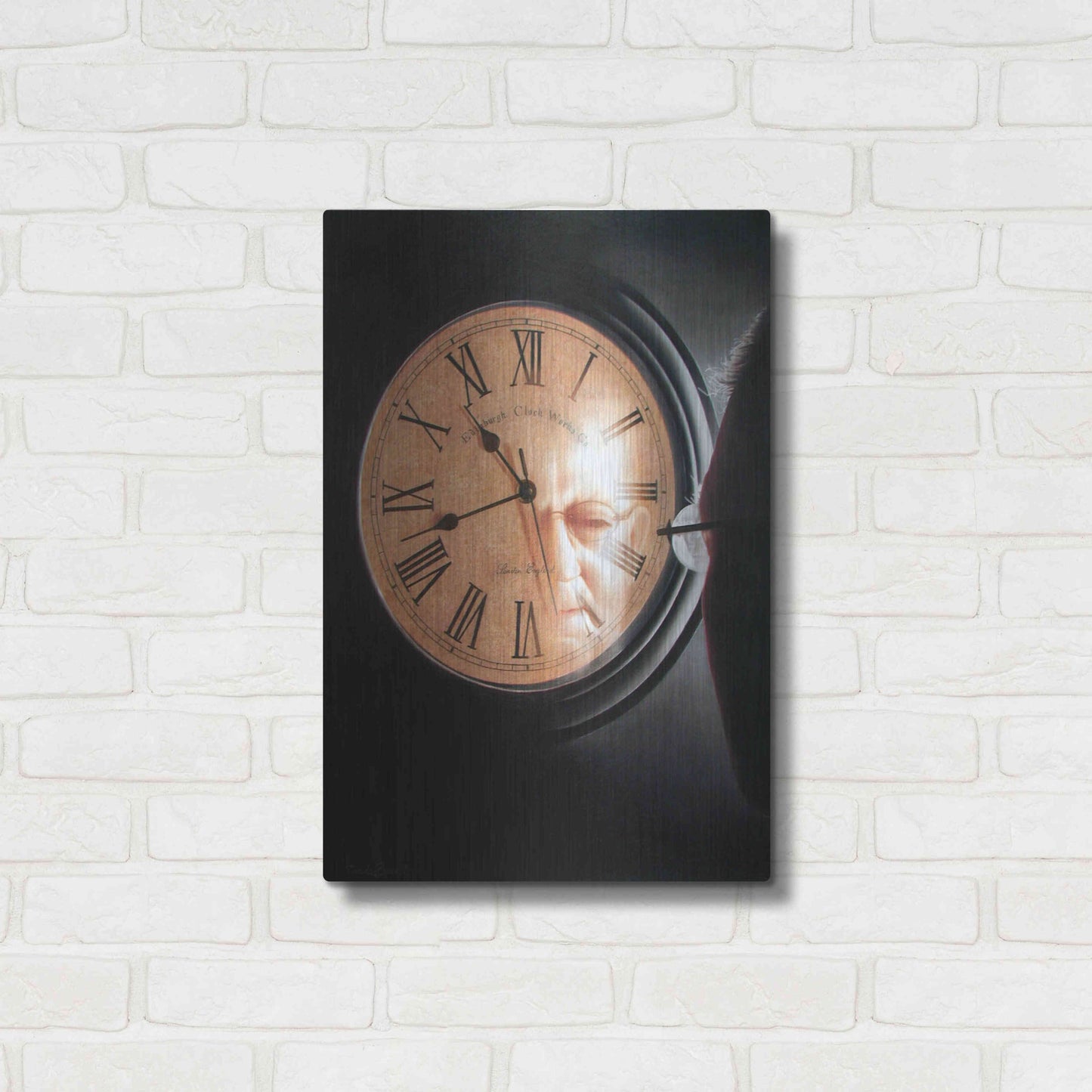 Luxe Metal Art 'Time to Reflect' by Cecile Baird, Metal Wall Art,16x24