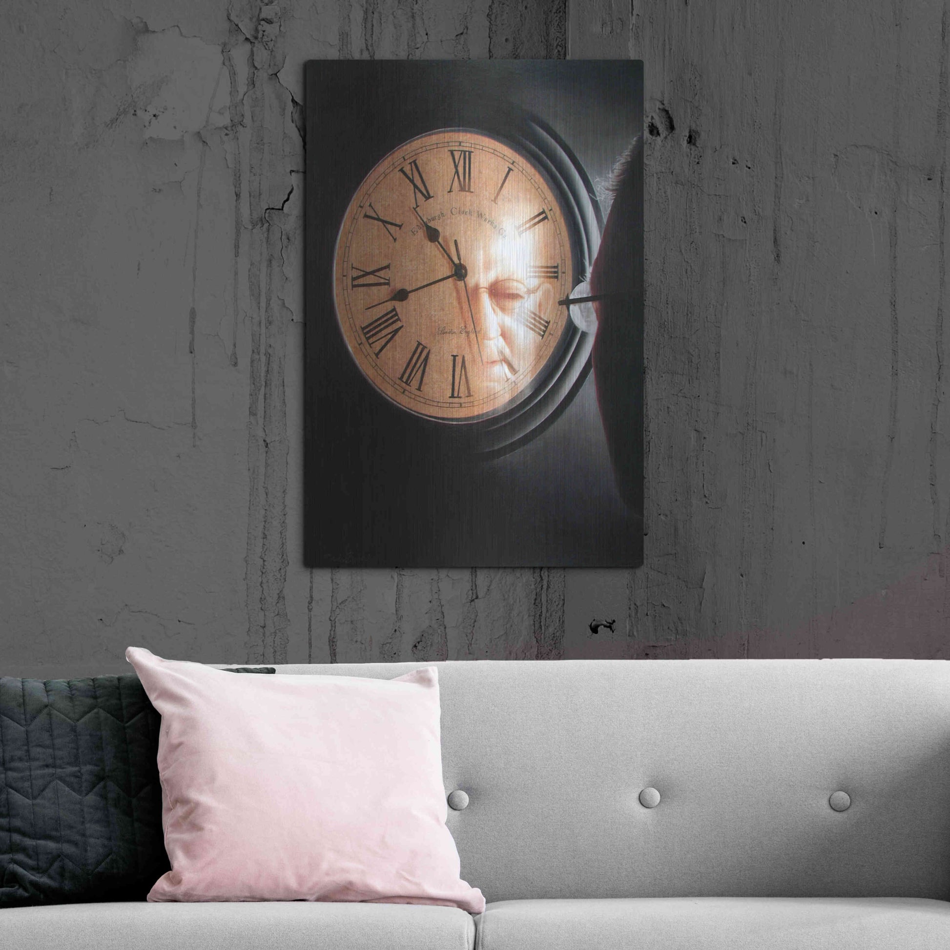 Luxe Metal Art 'Time to Reflect' by Cecile Baird, Metal Wall Art,24x36