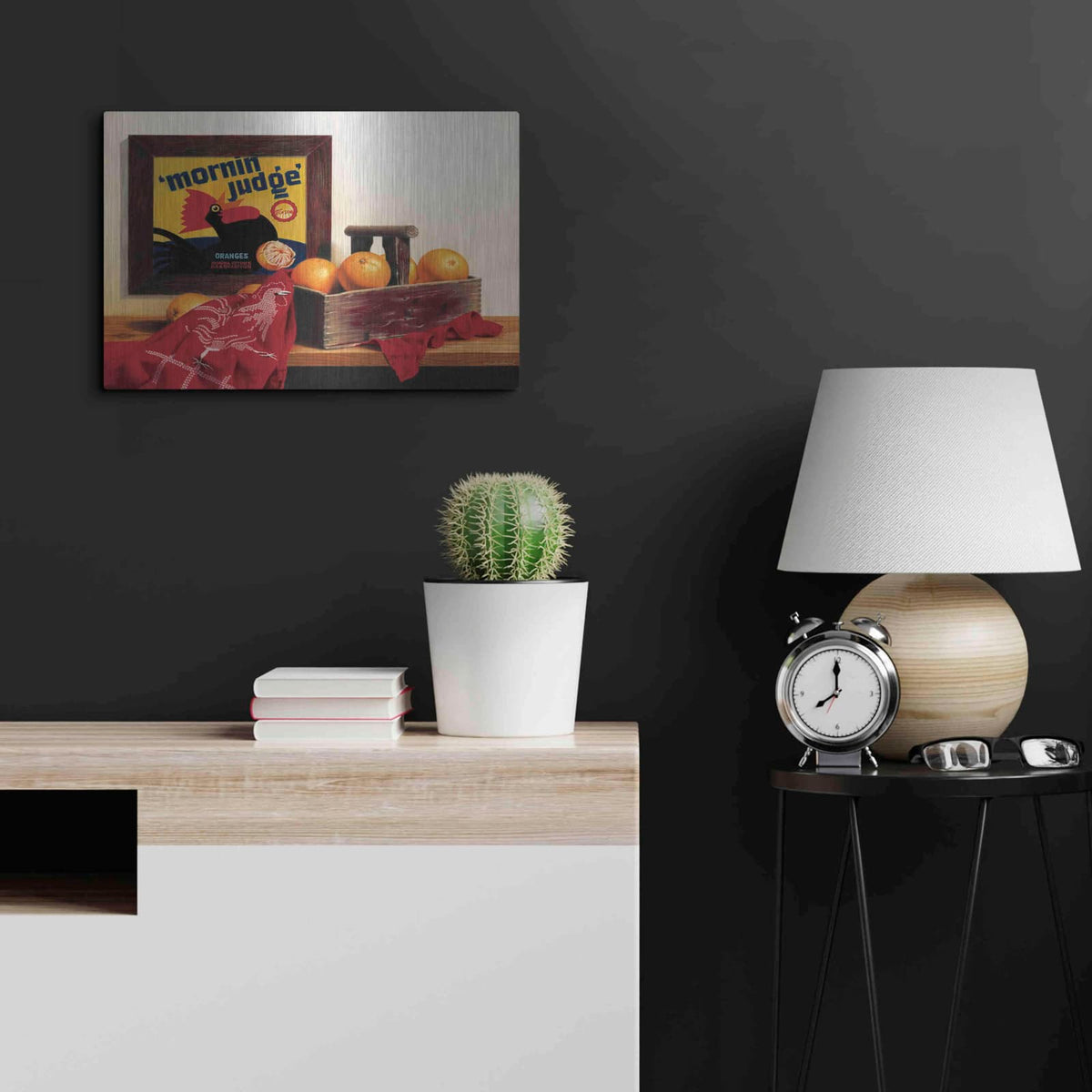''Mornin Judge'' by Cecile Baird – Metal Wall Art, 24x16 room view