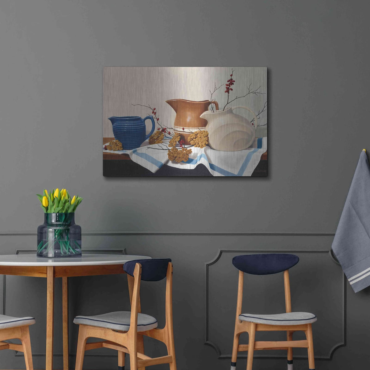 'Pitcher Perfect' by Cecile Baird – Metal Wall Art, 36x24 room view