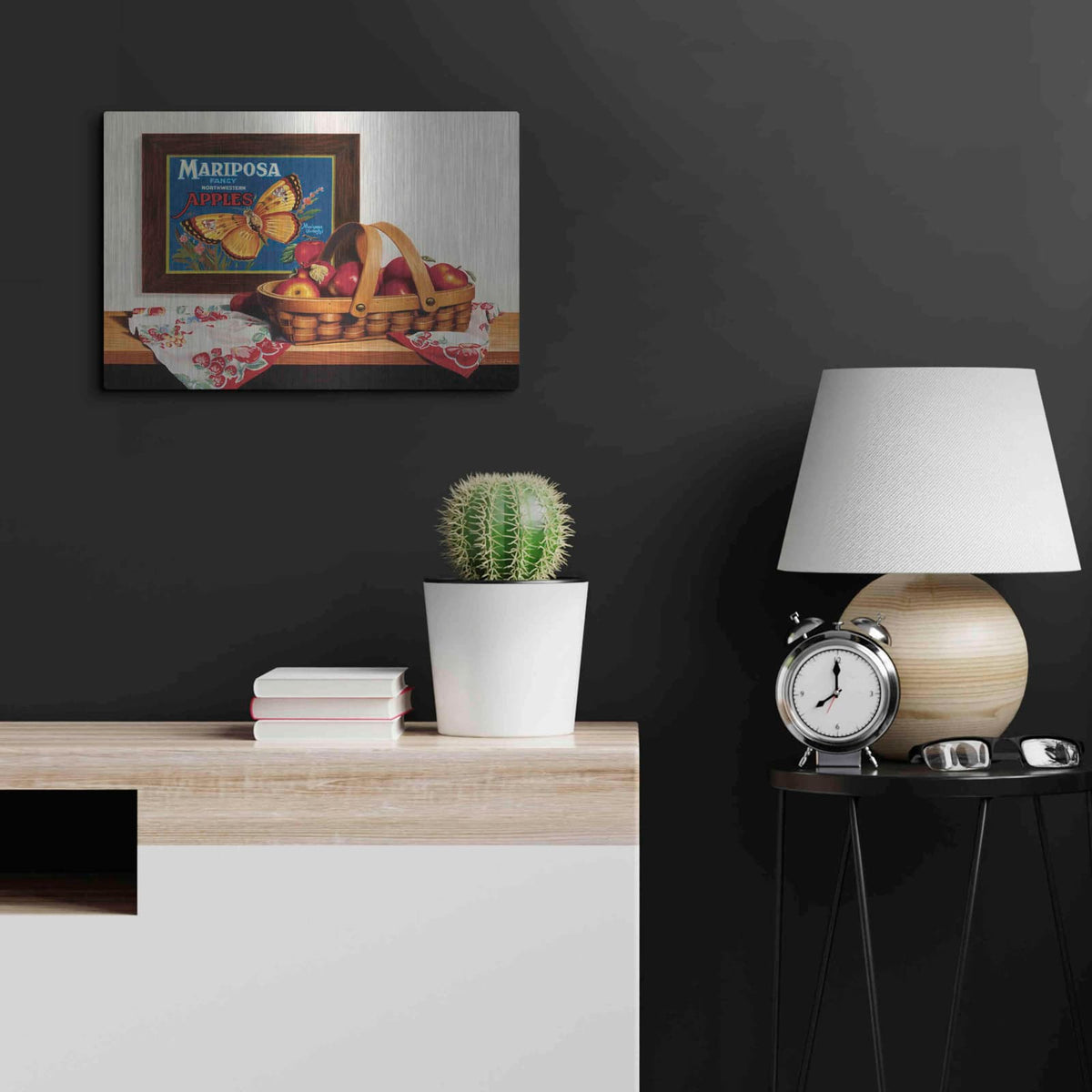 'Mariposa' by Cecile Baird – Metal Wall Art, 24x16 room view