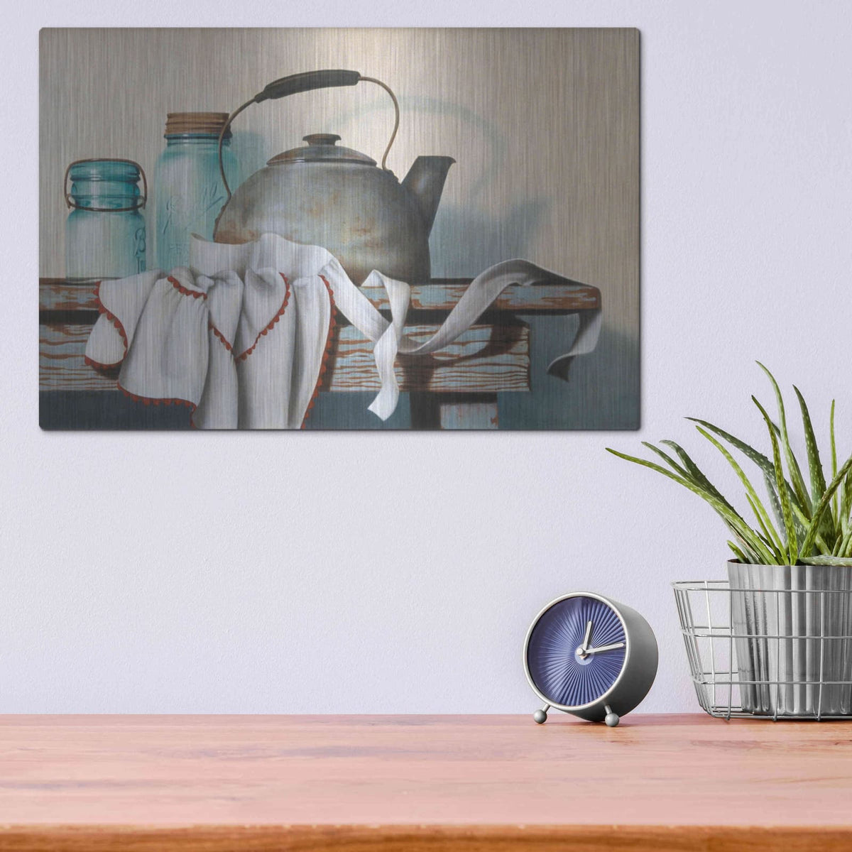 'Apron Strings' by Cecile Baird – Metal Wall Art, 16x12 room view