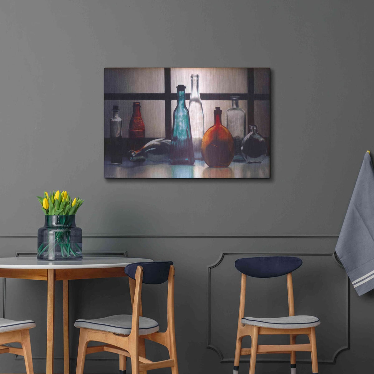 'Bottled Twilight' by Cecile Baird – Metal Wall Art, 36x24 room view