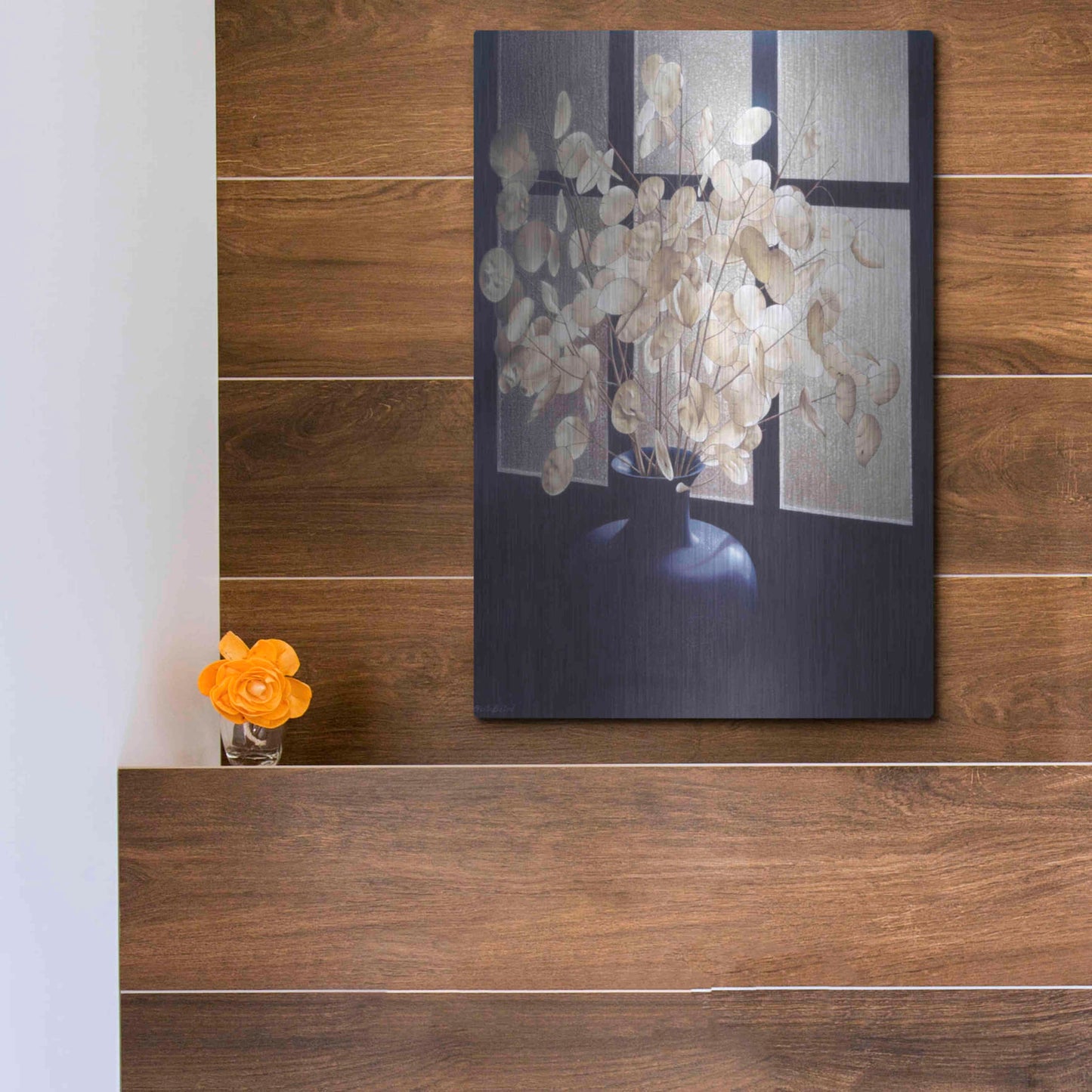 Luxe Metal Art 'Morning Light' by Cecile Baird, Metal Wall Art,12x16