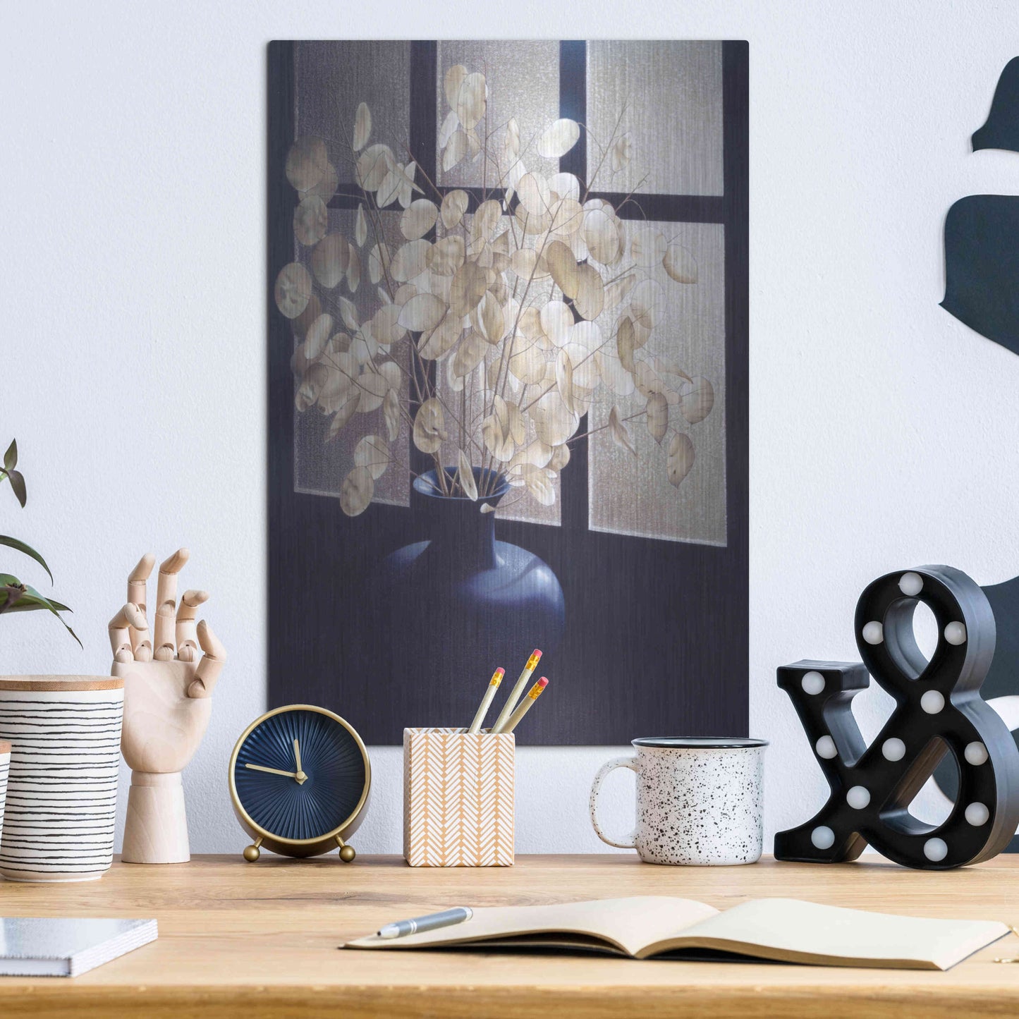 Luxe Metal Art 'Morning Light' by Cecile Baird, Metal Wall Art,12x16