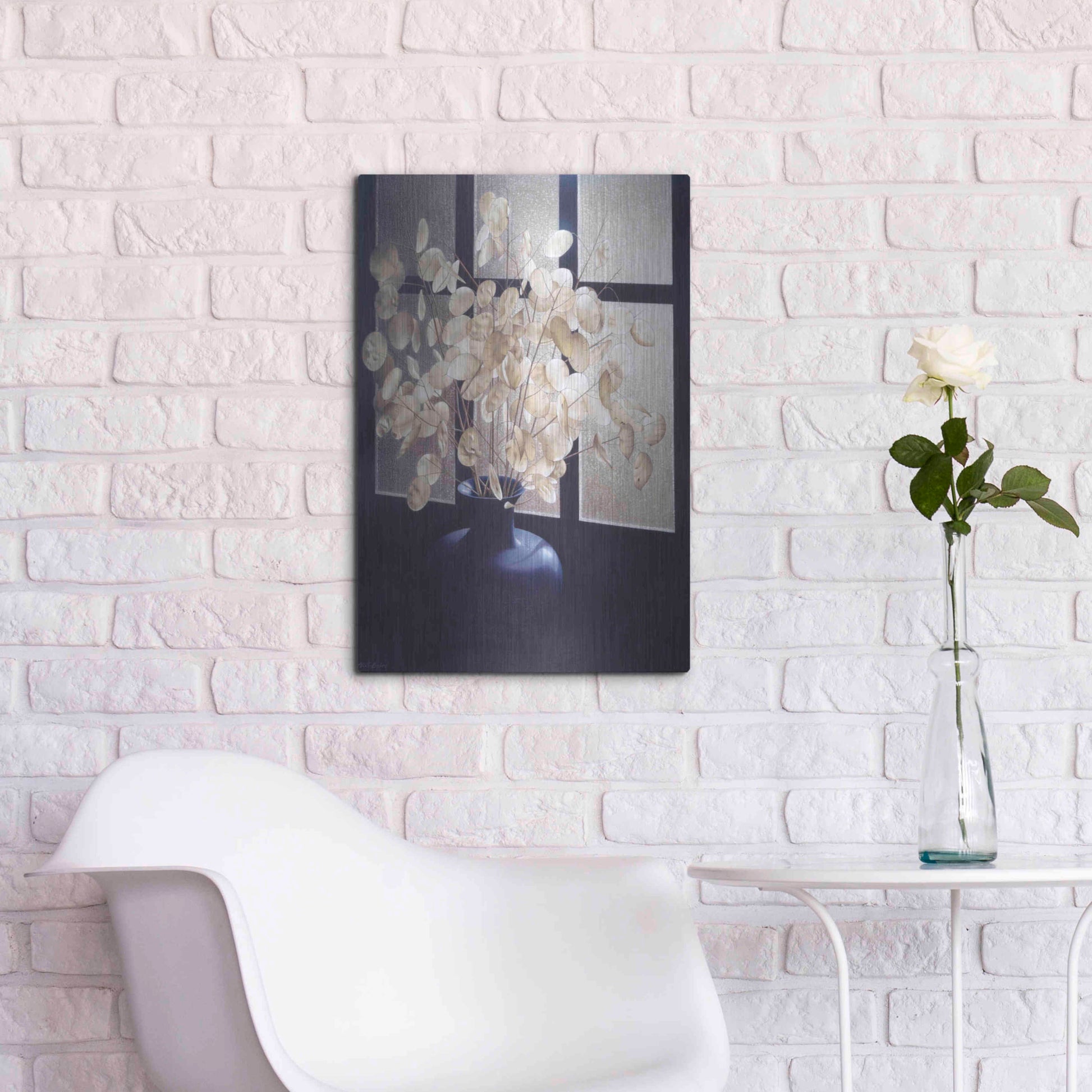 Luxe Metal Art 'Morning Light' by Cecile Baird, Metal Wall Art,16x24