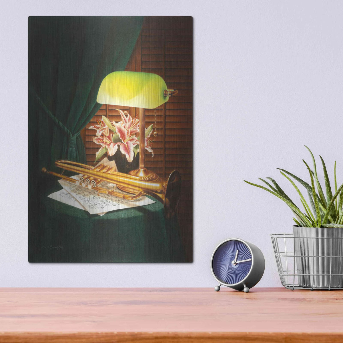 'Predlude' by Cecile Baird – Metal Wall Art, 12x16 room view