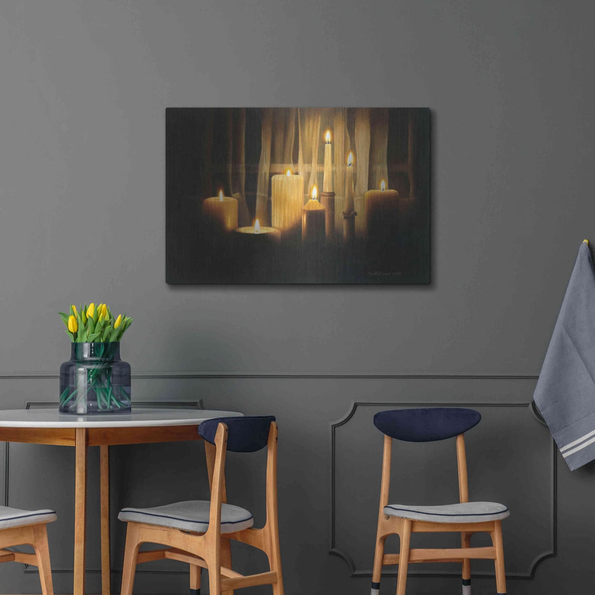 'Burning Bright' by Cecile Baird – Metal Wall Art, 36x24 room view