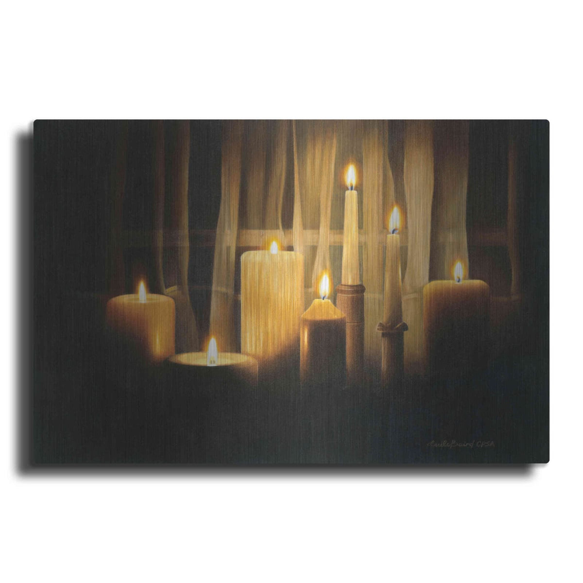'Burning Bright' by Cecile Baird – Metal Wall Art