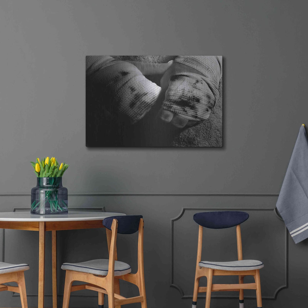 'Defeat Copy' by Clive Branson – Metal Wall Art, 36x24 room view