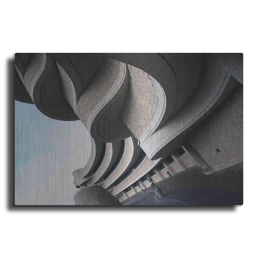 Luxe Metal Art 'Museum Of Civilization 1' by Clive Branson, Metal Wall Art