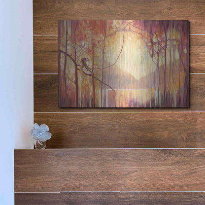 Luxe Metal Art 'In Another Place' by Gill Bustamante, Metal Wall Art,16x12