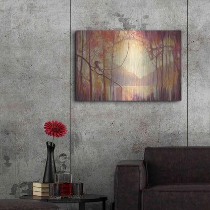 Luxe Metal Art 'In Another Place' by Gill Bustamante, Metal Wall Art,36x24
